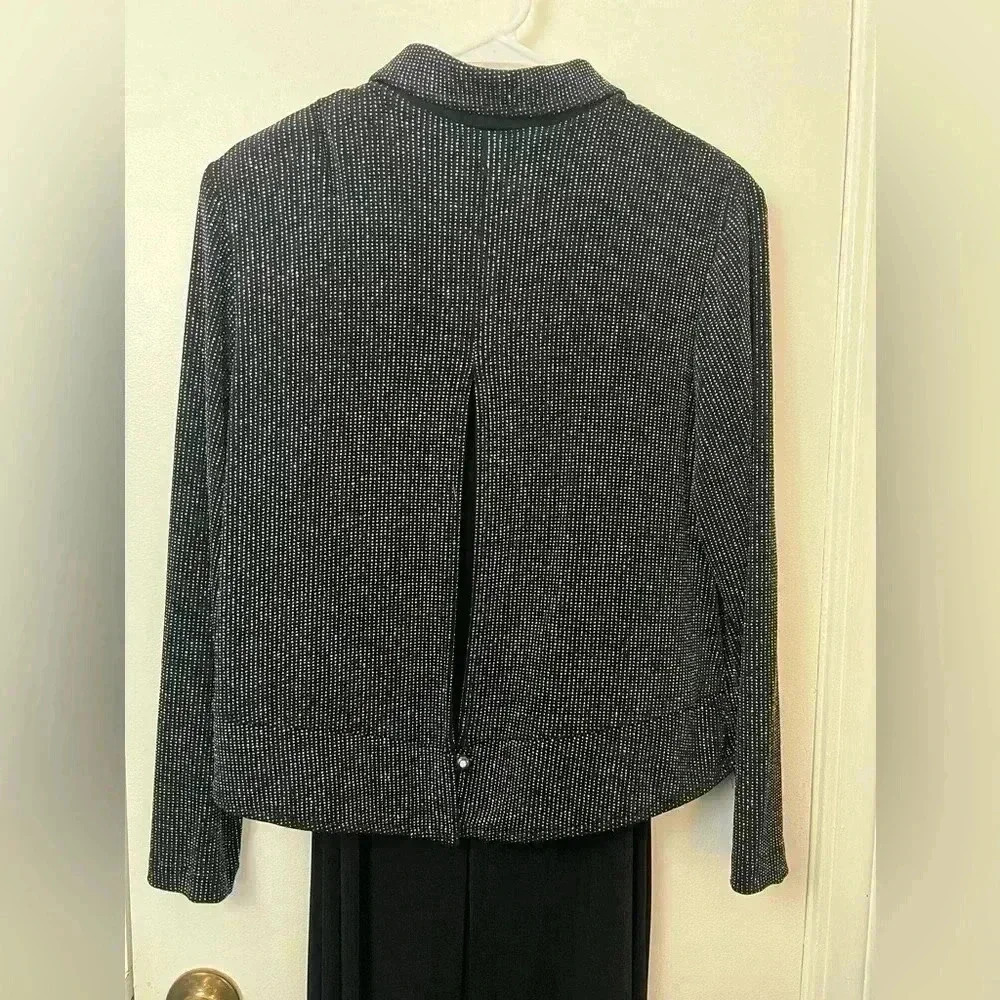Vintage Ronni Nicole Petite by Ouida- Maxi Dress with Sparkle Jacket- 14 Petite - Picture 6 of 10